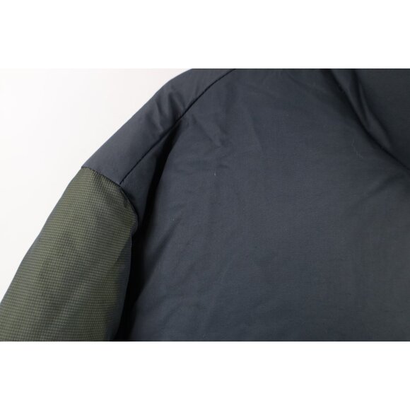 Vtg 90s Nautica Competition Mens Large Spell Out Color Block Down Puffer Jacket - Picture 6 of 16